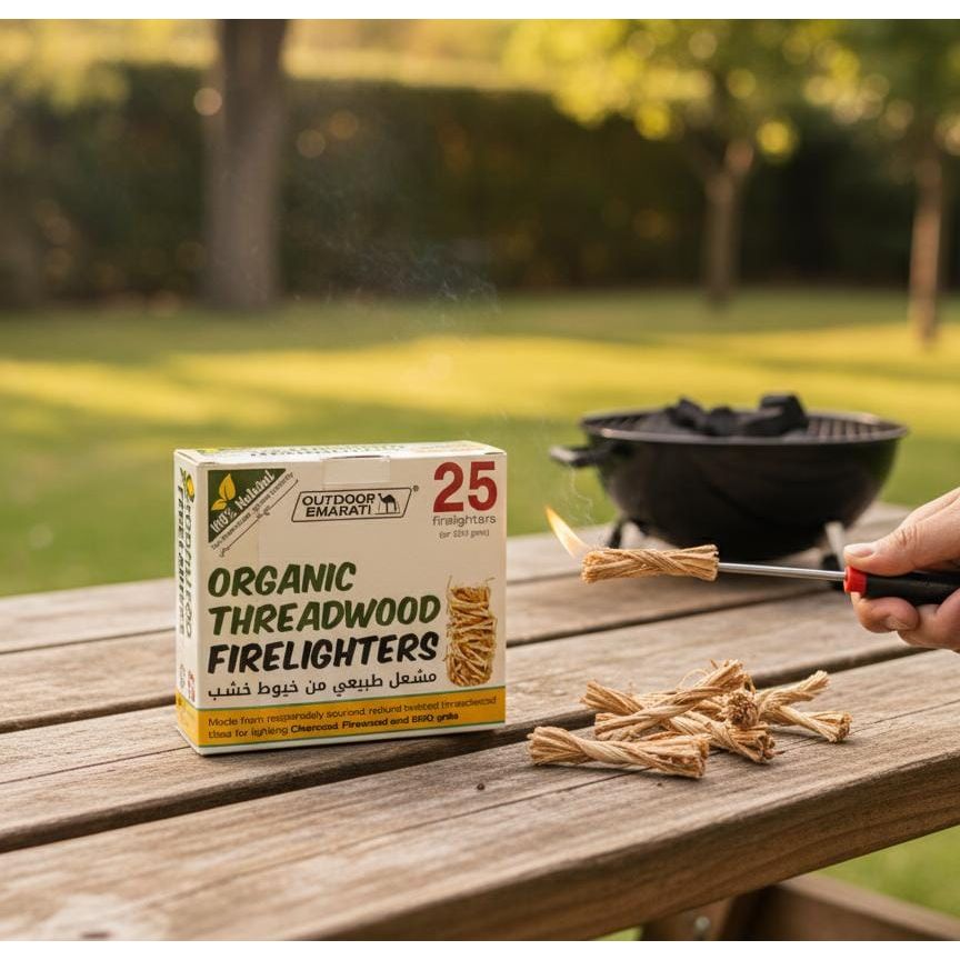 Outdoor Emirati Organic Threadwood Fire Lighter 300 g – Natural Eco - Friendly Fire Starter for BBQ, Camping & Grill - Al Kabayel Discount CentreOutdoor Emirati Organic Threadwood Fire Lighter 300 g – Natural Eco - Friendly Fire Starter for BBQ, Camping & GrillOUTDOOR EMARATIAl Kabayel Discount Centre