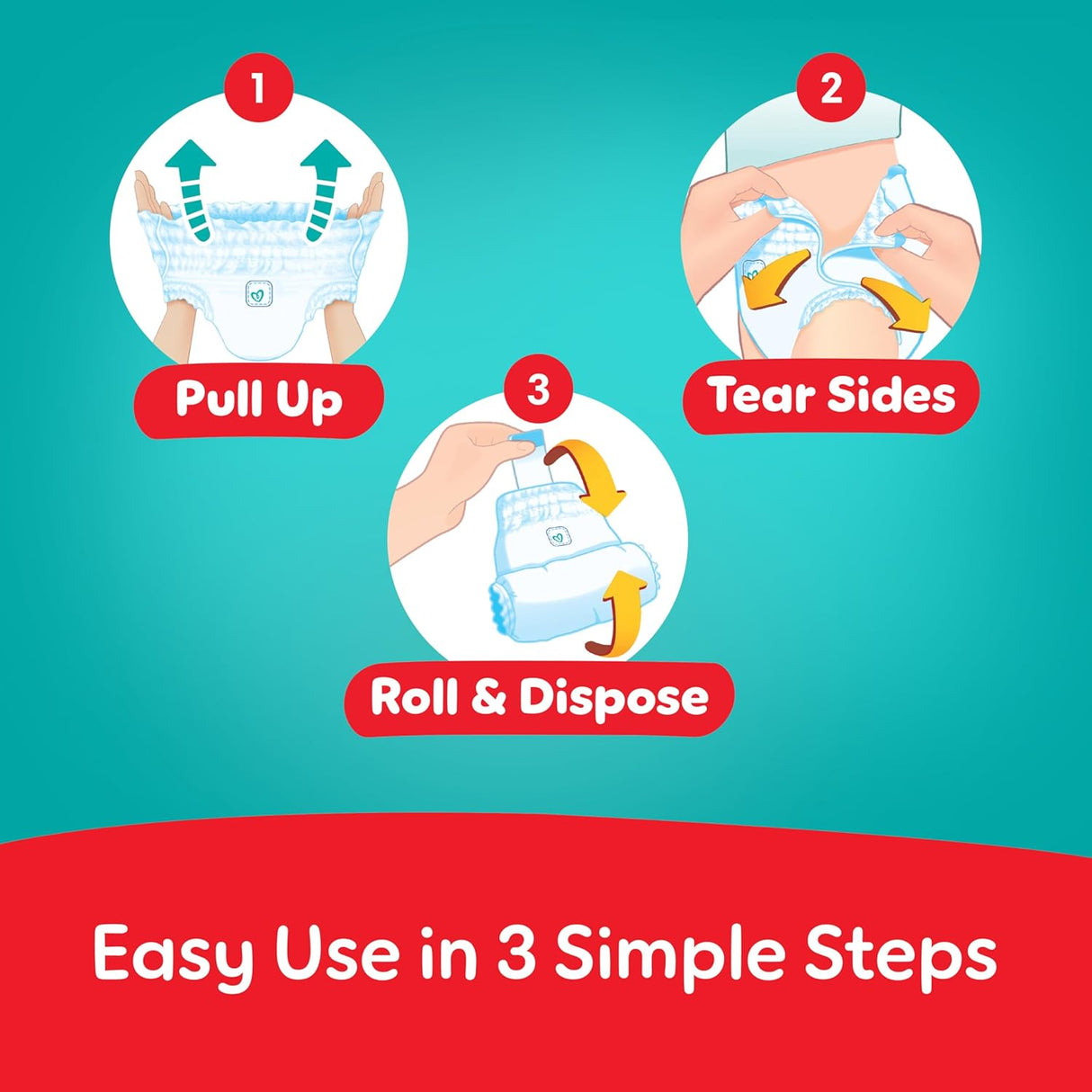 Pampers Rash Protection, Size 3, 6 - 11 kg, Value Pack, 26 Diaper Pants - Al Kabayel Discount CentrePampers Rash Protection, Size 3, 6 - 11 kg, Value Pack, 26 Diaper PantsBaby ProductsPAMPERSAl Kabayel Discount Centre
