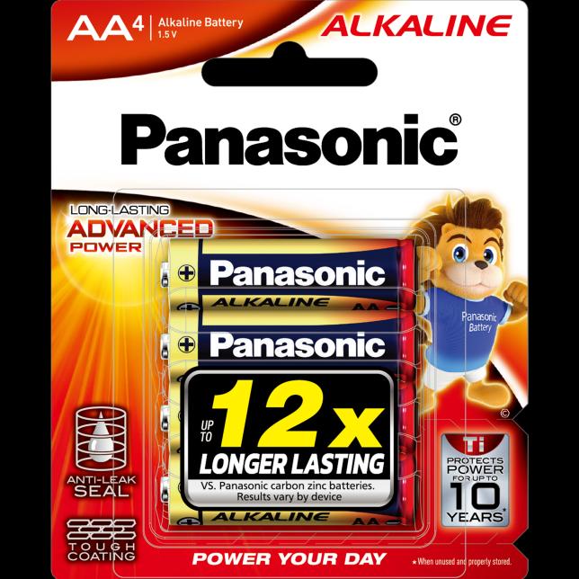 PANASONIC Alkaline AA Batteries 1.5V, Pack of 4 - Al Kabayel Discount CentrePANASONIC Alkaline AA Batteries 1.5V, Pack of 4BatteriesPANASONICAl Kabayel Discount Centre