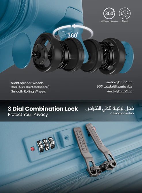 Para John Traicut 24 - Inch Lightweight Polypropylene Hard Case Travel Luggage – Royal Blue Compact Edition - Al Kabayel Discount CentrePara John Traicut 24 - Inch Lightweight Polypropylene Hard Case Travel Luggage – Royal Blue Compact EditionCabin LuggagePARA JOHNAl Kabayel Discount Centre