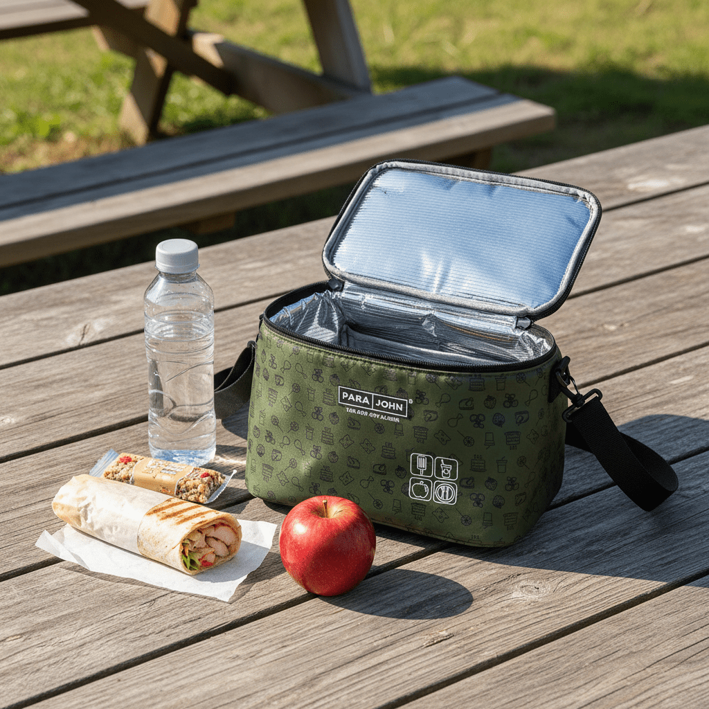 Parajohn Army Green Polyester Portable Lunch Bag with Zip Closure – 9.8 Inch - Al Kabayel Discount CentreParajohn Army Green Polyester Portable Lunch Bag with Zip Closure – 9.8 InchLunch BagsPARAJOHNAl Kabayel Discount Centre