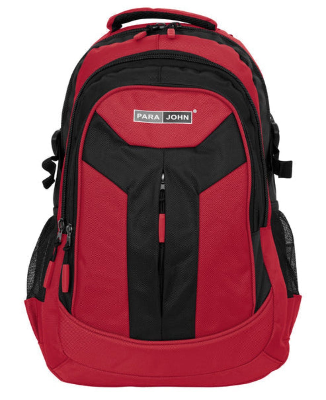 Parajohn Black & Red Polyester School Backpack 18 Inch – Modern School Bag with Comfortable Shoulder Straps - Al Kabayel Discount CentreParajohn Black & Red Polyester School Backpack 18 Inch – Modern School Bag with Comfortable Shoulder StrapsSchool BagsPARAJOHNAl Kabayel Discount Centre
