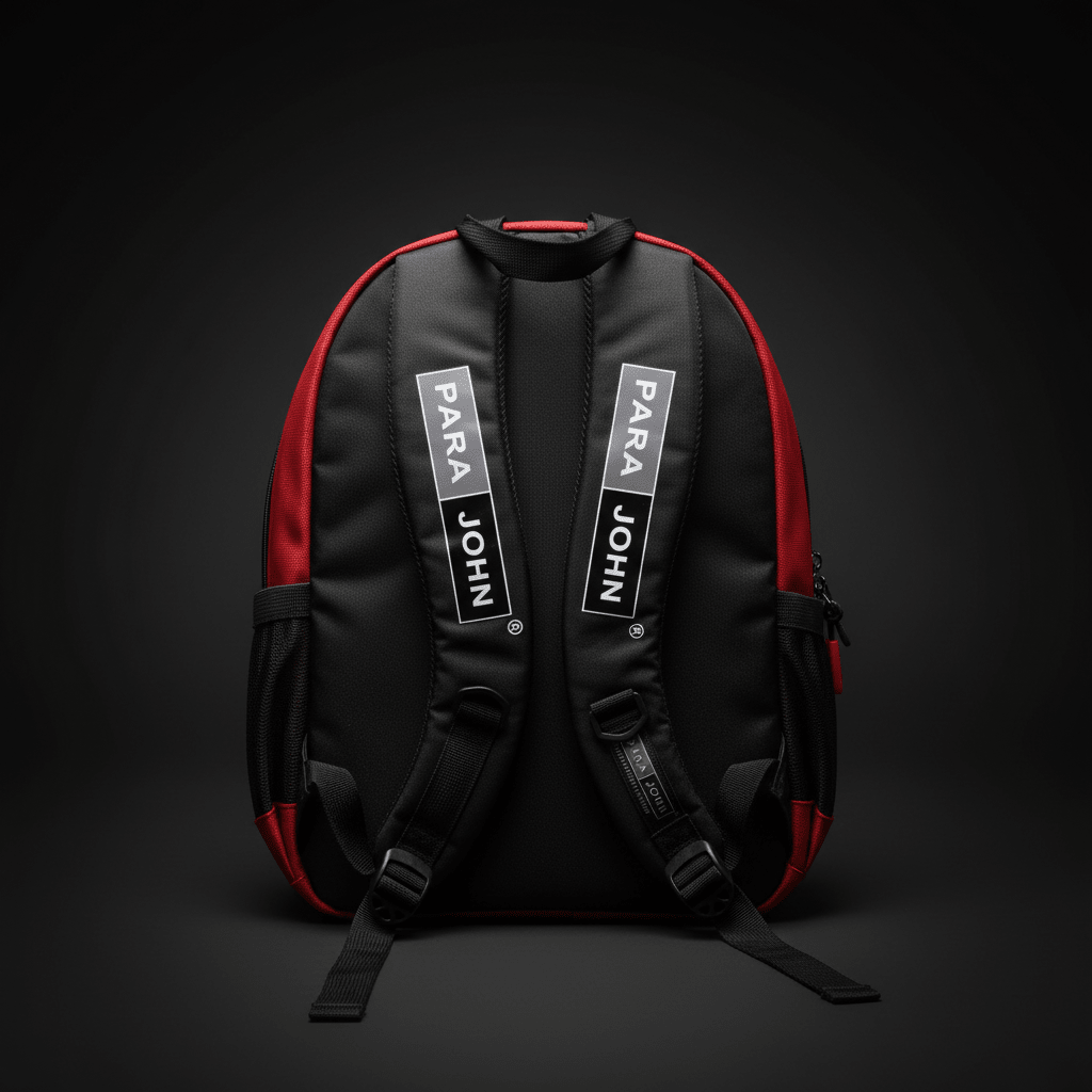 Parajohn Bold Black & Red Polyester School Backpack 16 Inch – Strong & Spacious School Bag for Daily Use - Al Kabayel Discount CentreParajohn Bold Black & Red Polyester School Backpack 16 Inch – Strong & Spacious School Bag for Daily UseSchool BagsPARAJOHNAl Kabayel Discount Centre