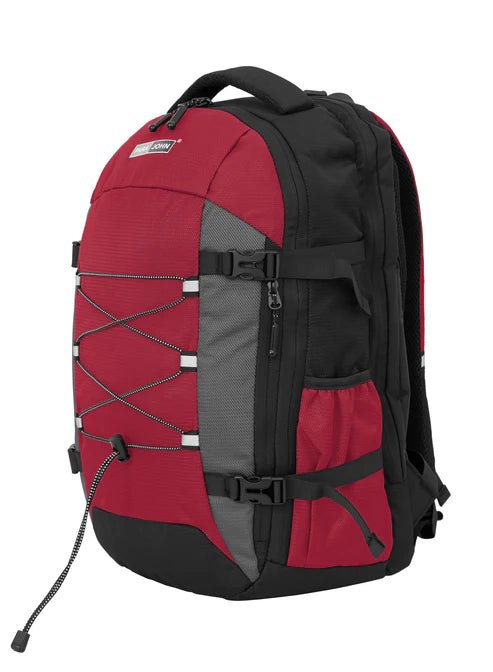 Parajohn Elegant Red & Black Polyester School Backpack 18 Inch – Premium Quality Stylish School Bag with Comfortable Fit - Al Kabayel Discount CentreParajohn Elegant Red & Black Polyester School Backpack 18 Inch – Premium Quality Stylish School Bag with Comfortable FitSchool BagsPARAJOHNAl Kabayel Discount Centre