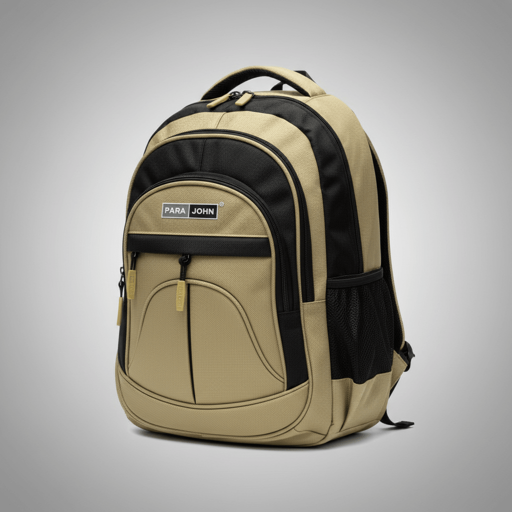 Parajohn Luxury Black & Gold Polyester School Backpack 18 Inch – Fashionable School Bag with Spacious Compartments - Al Kabayel Discount CentreParajohn Luxury Black & Gold Polyester School Backpack 18 Inch – Fashionable School Bag with Spacious CompartmentsSchool BagsPARAJOHNAl Kabayel Discount Centre