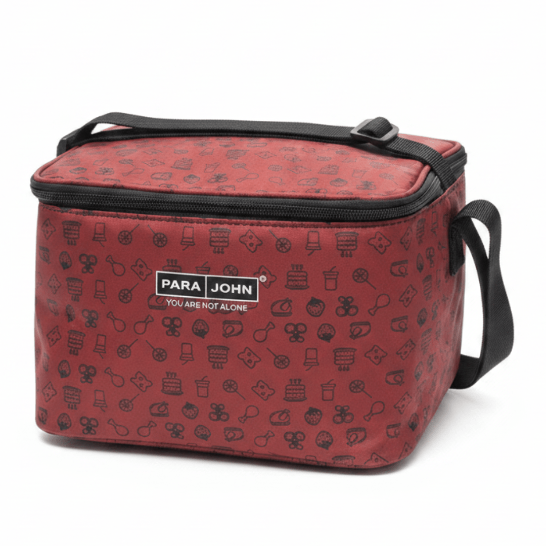 Parajohn Maroon Red Polyester Thermal Lunch Bag for Travel & Work – 9.8 Inch - Al Kabayel Discount CentreParajohn Maroon Red Polyester Thermal Lunch Bag for Travel & Work – 9.8 InchLunch BagsPARAJOHNAl Kabayel Discount Centre
