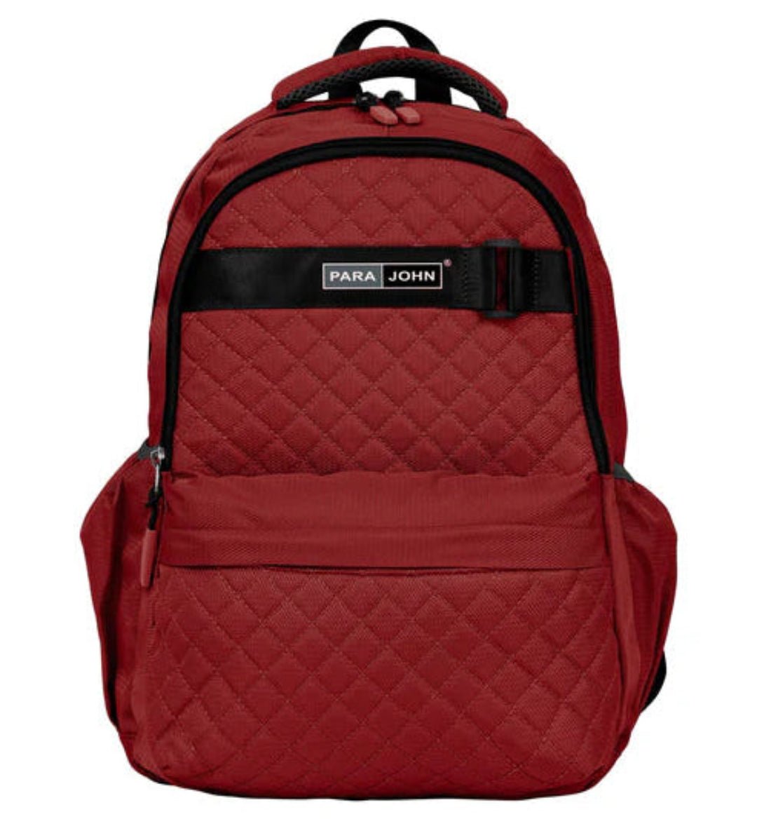 Parajohn Solid Red Polyester School Backpack 18 Inch – Bold Design Durable School Bag for Daily Use - Al Kabayel Discount CentreParajohn Solid Red Polyester School Backpack 18 Inch – Bold Design Durable School Bag for Daily UseSchool BagsPARAJOHNAl Kabayel Discount Centre
