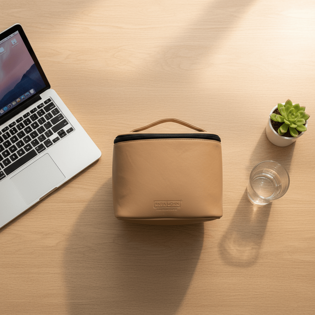Parajohn Stylish Beige PVC Lunch Carry Bag with Spacious Interior – 8.5 Inch - Al Kabayel Discount CentreParajohn Stylish Beige PVC Lunch Carry Bag with Spacious Interior – 8.5 InchLunch BagsPARAJOHNAl Kabayel Discount Centre