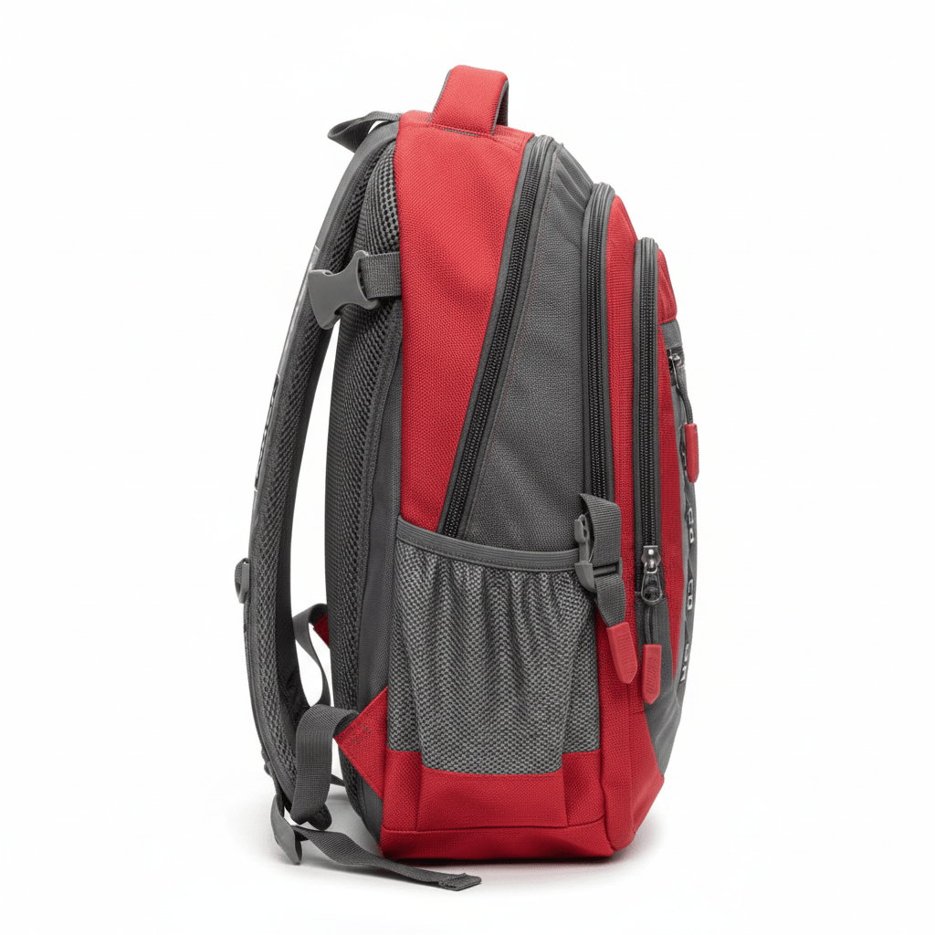 Parajohn Unique Red & Grey Polyester School Backpack 18 Inch – Eye - Catching Design with Large Storage Space - Al Kabayel Discount CentreParajohn Unique Red & Grey Polyester School Backpack 18 Inch – Eye - Catching Design with Large Storage SpaceSchool BagsPARAJOHNAl Kabayel Discount Centre