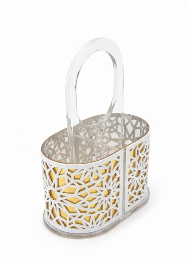 Parchan Premium Acrylic Cutlery Holder – Luxury Gold Finish with 3 - Compartment Organizer - Al Kabayel Discount CentreParchan Premium Acrylic Cutlery Holder – Luxury Gold Finish with 3 - Compartment OrganizerOrganizers & AccessoriesPARCHANAl Kabayel Discount Centre
