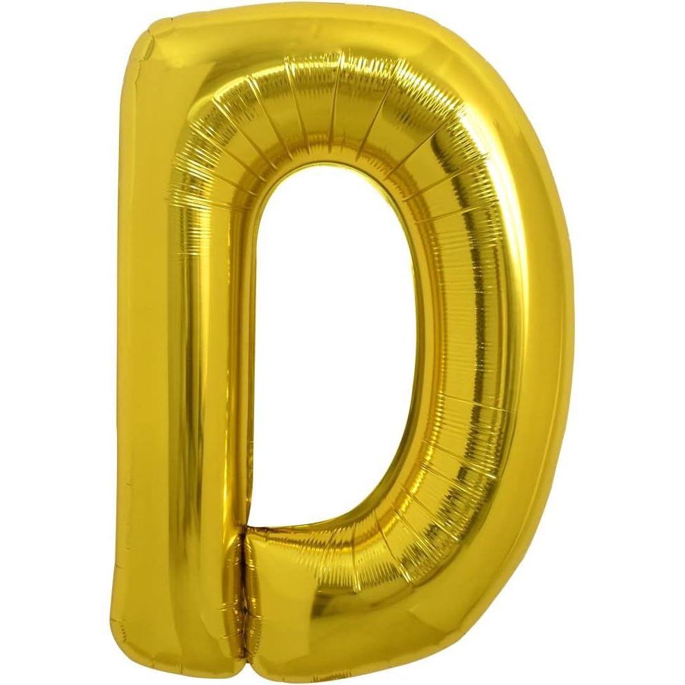 PARTY FUN Gold Foil Balloon Letter "D" 80cm – Shiny Helium Balloon for Parties - Al Kabayel Discount CentrePARTY FUN Gold Foil Balloon Letter "D" 80cm – Shiny Helium Balloon for PartiesParty SuppliesPARTY FUNAl Kabayel Discount Centre