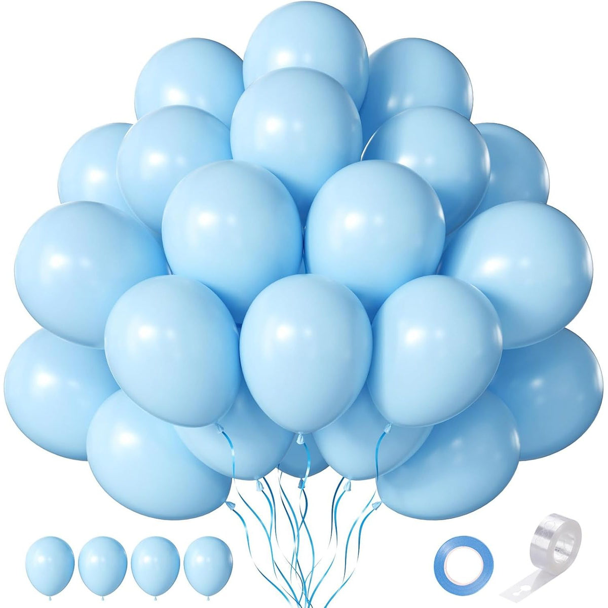PARTY FUN Standard Balloons 40 Pcs – Light Blue Festive Pack - Al Kabayel Discount CentrePARTY FUN Standard Balloons 40 Pcs – Light Blue Festive PackParty SuppliesPARTY FUNAl Kabayel Discount Centre