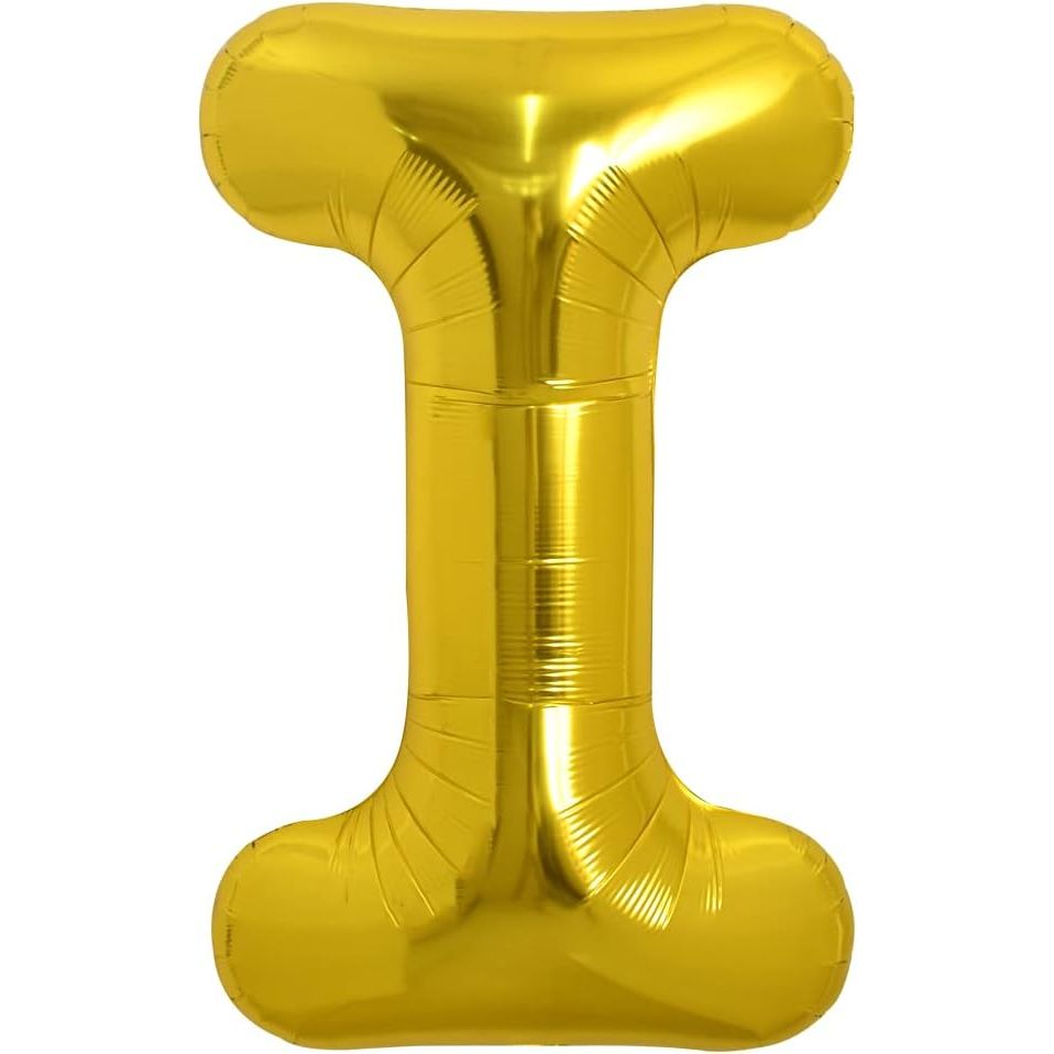 PARTY POINT Gold Foil Balloon Letter "I" 80cm – Shimmering Gold Party Decoration - Al Kabayel Discount CentrePARTY POINT Gold Foil Balloon Letter "I" 80cm – Shimmering Gold Party DecorationParty SuppliesPARTY POINTAl Kabayel Discount Centre