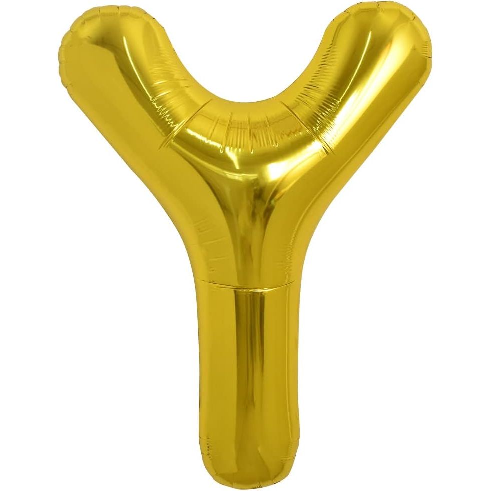 PARTY POINT Gold Foil Balloon Letter "Y" 80cm – Golden Shine Décor for Parties - Al Kabayel Discount CentrePARTY POINT Gold Foil Balloon Letter "Y" 80cm – Golden Shine Décor for PartiesParty SuppliesPARTY POINTAl Kabayel Discount Centre