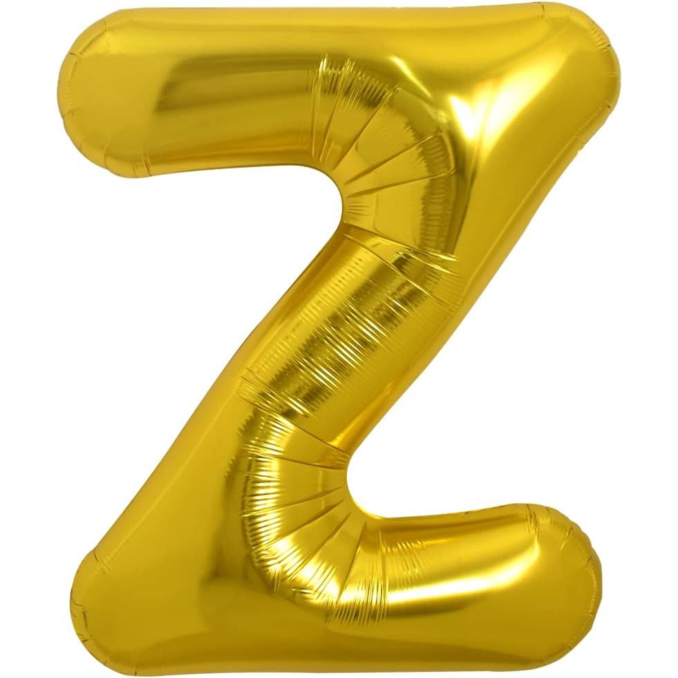 PARTY POINT Gold Foil Balloon Letter "Z" 80cm – Large Gold Party Decoration Balloon - Al Kabayel Discount CentrePARTY POINT Gold Foil Balloon Letter "Z" 80cm – Large Gold Party Decoration BalloonParty SuppliesPARTY POINTAl Kabayel Discount Centre
