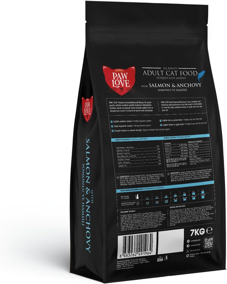 PawLove Adult Cat Food Salmon & Anchovy - 7KG - Al Kabayel Discount CentrePawLove Adult Cat Food Salmon & Anchovy - 7KGPet SuppliesPAWLOVEAl Kabayel Discount Centre