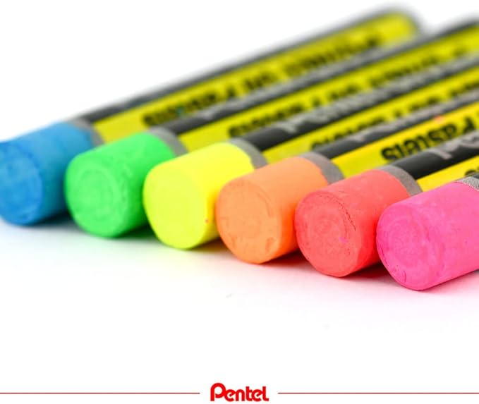 PENTEL Fluorescent and Metallic Oil Pastels Set of 12 Assorted Colours - Al Kabayel Discount CentrePENTEL Fluorescent and Metallic Oil Pastels Set of 12 Assorted ColoursPaintsPENTELAl Kabayel Discount Centre