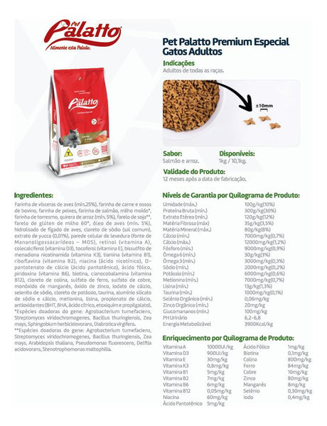Pet Palatto Premium Special Cat Dry Food Salmon and Rice 1KG, Gatos - Cat - Al Kabayel Discount CentrePet Palatto Premium Special Cat Dry Food Salmon and Rice 1KG, Gatos - CatPet SuppliesPET PALATTOAl Kabayel Discount Centre