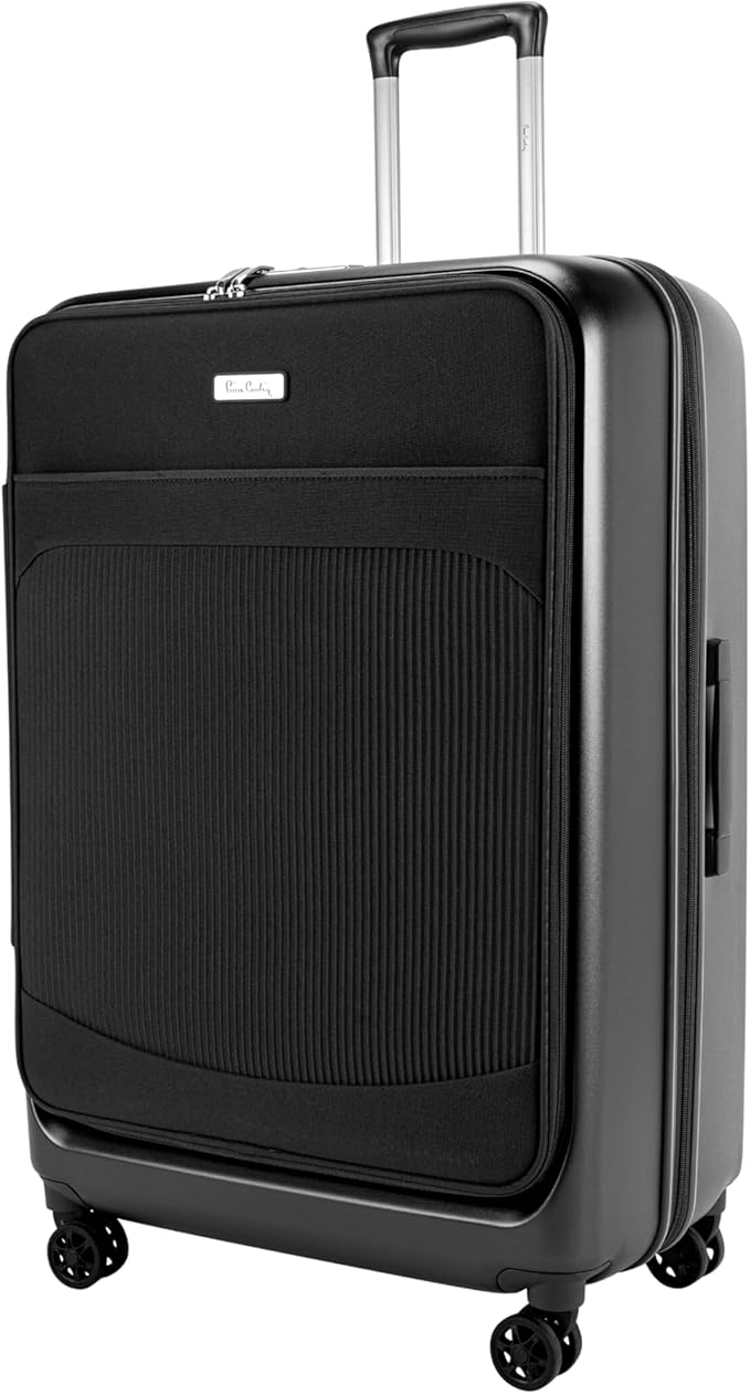 Pierre Cardin 20" Trolley Bag – Genoa Black | Compact & Durable Cabin Luggage - Al Kabayel Discount CentrePierre Cardin 20" Trolley Bag – Genoa Black | Compact & Durable Cabin LuggageCabin LuggagePIERRE CARDIANAl Kabayel Discount Centre