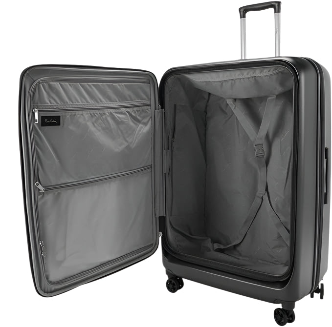 Pierre Cardin 20" Trolley Bag – Genoa Black | Compact & Durable Cabin Luggage - Al Kabayel Discount CentrePierre Cardin 20" Trolley Bag – Genoa Black | Compact & Durable Cabin LuggageCabin LuggagePIERRE CARDIANAl Kabayel Discount Centre