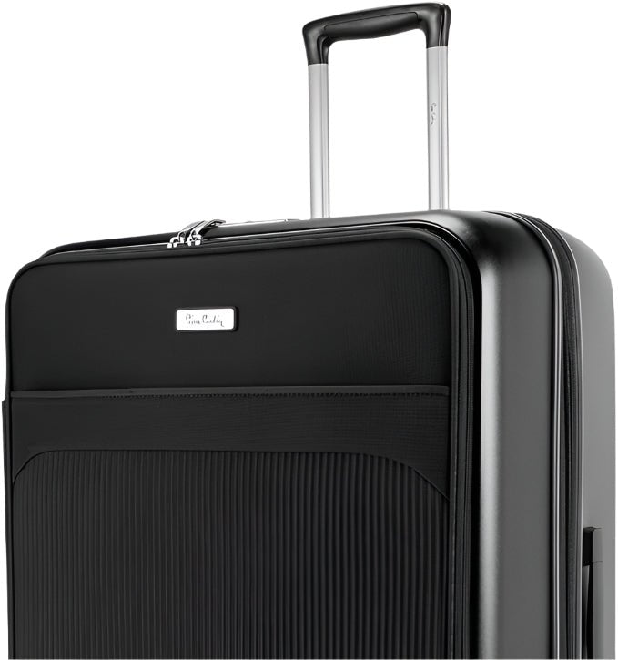 Pierre Cardin 20" Trolley Bag – Genoa Black | Compact & Durable Cabin Luggage - Al Kabayel Discount CentrePierre Cardin 20" Trolley Bag – Genoa Black | Compact & Durable Cabin LuggageCabin LuggagePIERRE CARDIANAl Kabayel Discount Centre