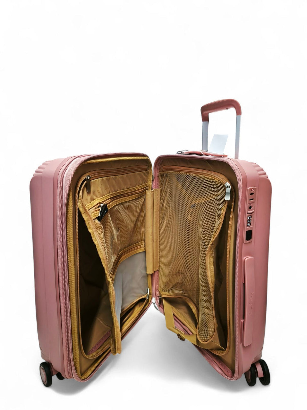 Pierre Cardin 20" Trolley Bag – Pink | Stylish & Durable Cabin Luggage - Al Kabayel Discount CentrePierre Cardin 20" Trolley Bag – Pink | Stylish & Durable Cabin LuggageCabin LuggagePIERRE CARDIANAl Kabayel Discount Centre