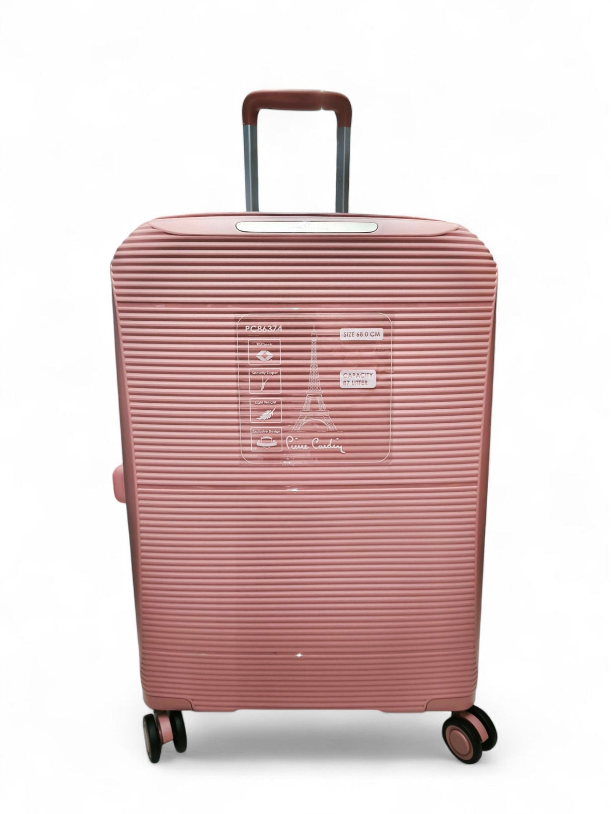 Pierre Cardin 24" Trolley Bag – Pink | Chic & Durable Medium Check - in Luggage - Al Kabayel Discount CentrePierre Cardin 24" Trolley Bag – Pink | Chic & Durable Medium Check - in LuggageChecked - In LuggagePIERRE CARDIANAl Kabayel Discount Centre