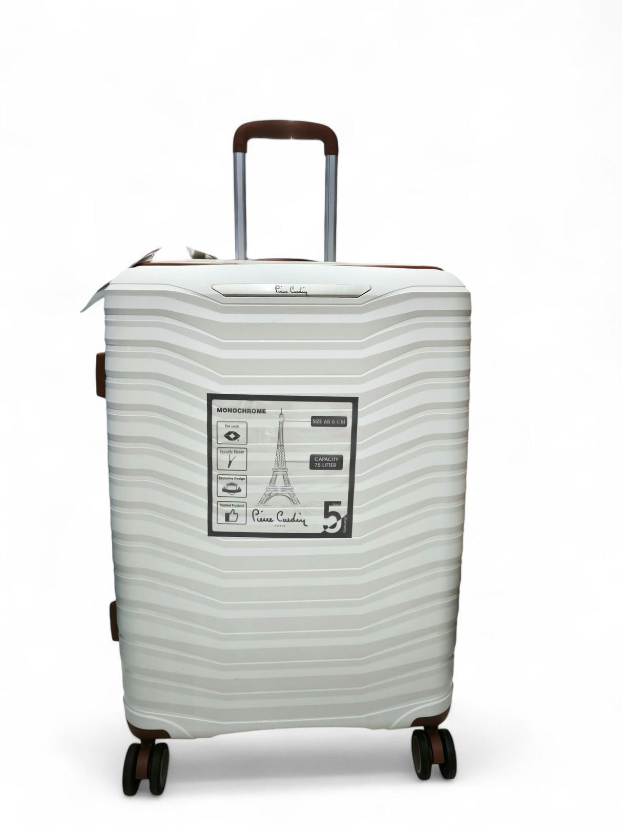 Pierre Cardin 24" Trolley Bag – White | Stylish & Durable Medium Check - in Luggage - Al Kabayel Discount CentrePierre Cardin 24" Trolley Bag – White | Stylish & Durable Medium Check - in LuggageChecked - In LuggagePIERRE CARDIANAl Kabayel Discount Centre