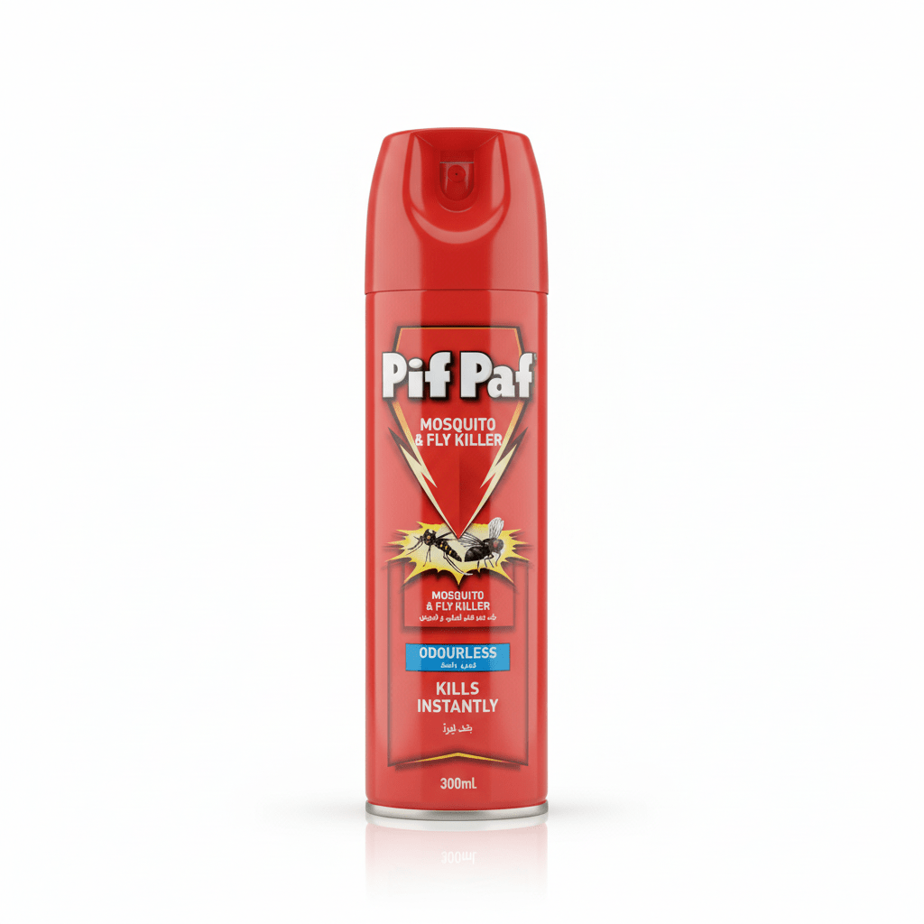 Pif Paf Mortein Odourless Mosquito and Flying Insect Killer - 300 ml - Al Kabayel Discount CentrePif Paf Mortein Odourless Mosquito and Flying Insect Killer - 300 mlHousehold CleaningPIF PAFAl Kabayel Discount Centre