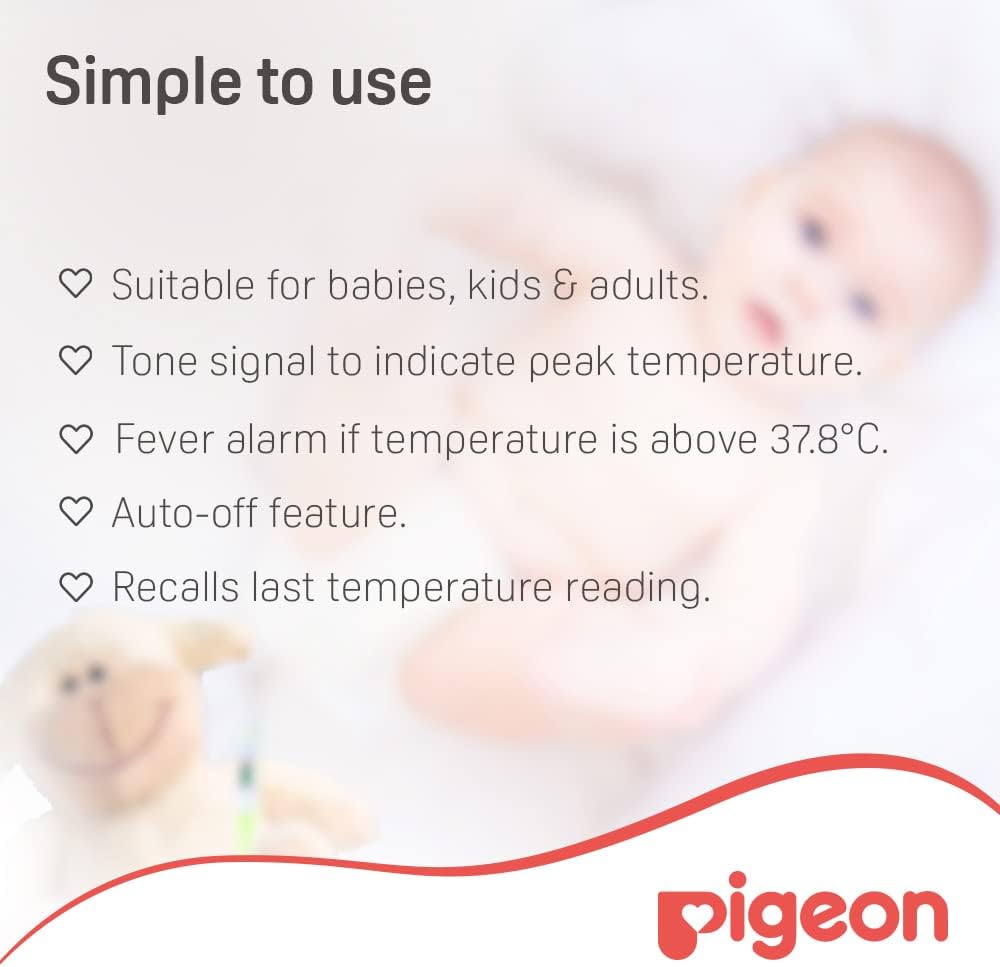 Pigeon Digital Thermometer, Assorted Colors - Al Kabayel Discount CentrePigeon Digital Thermometer, Assorted ColorsBaby ProductsPIGEONAl Kabayel Discount Centre