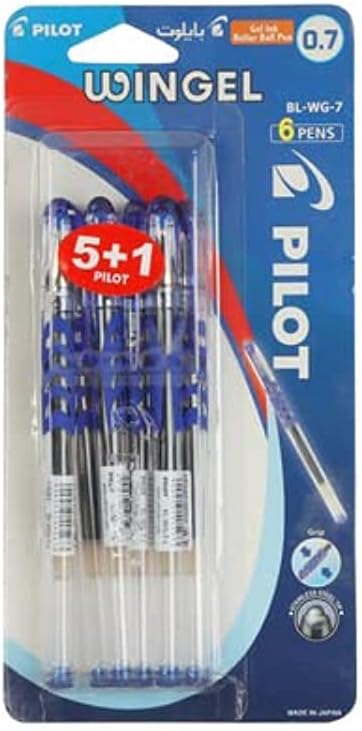 Pilot Wingel Fine Rollerball Pen Size 0.7MM - 6 - Pieces - Al Kabayel Discount CentrePilot Wingel Fine Rollerball Pen Size 0.7MM - 6 - PiecesPens, Pencils & MarkersPILOTAl Kabayel Discount Centre