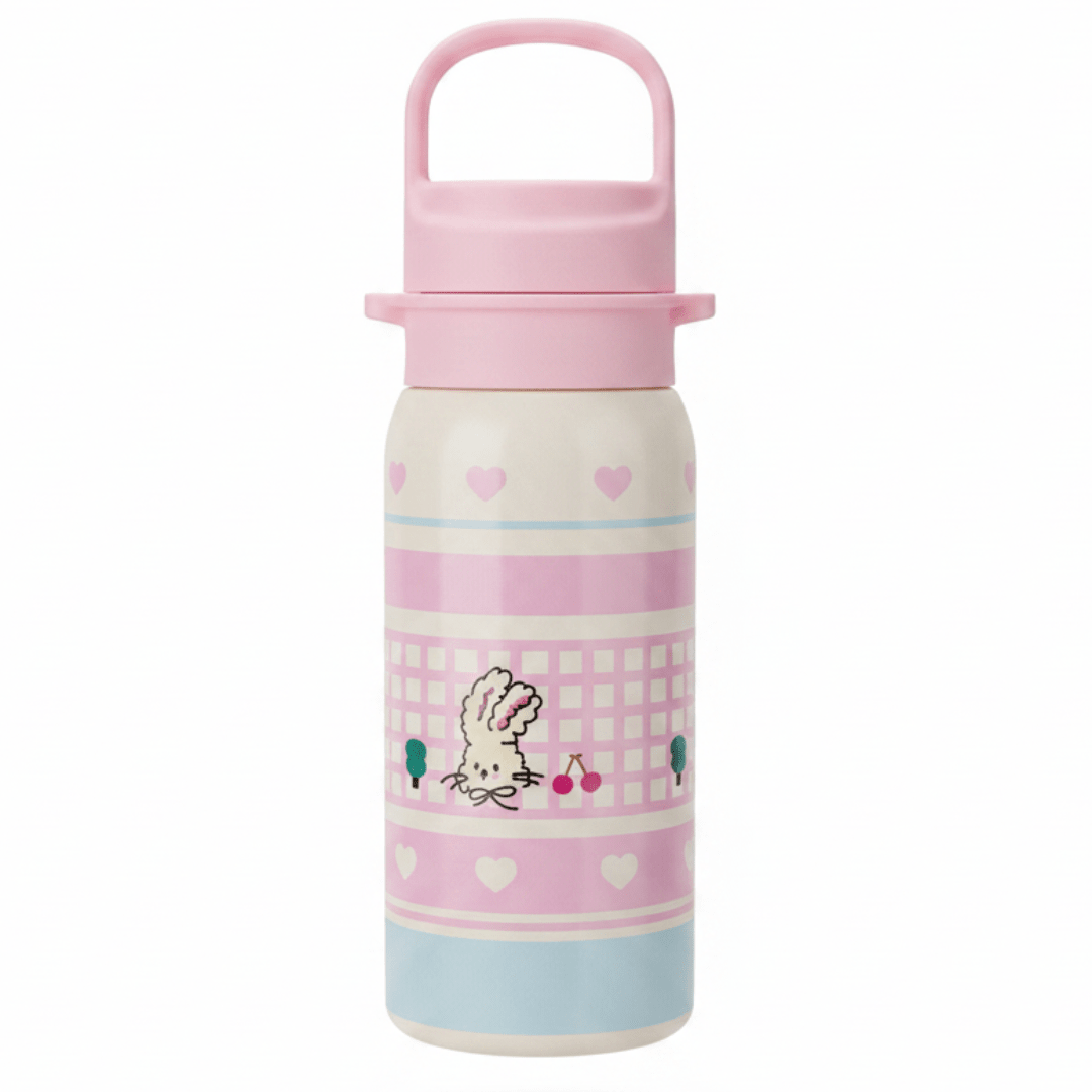 Pink & Cream Elegant Metal Water Bottle with Premium Designer Finish – 500 ml - Al Kabayel Discount CentrePink & Cream Elegant Metal Water Bottle with Premium Designer Finish – 500 mlWater BottlesAKDCAl Kabayel Discount Centre