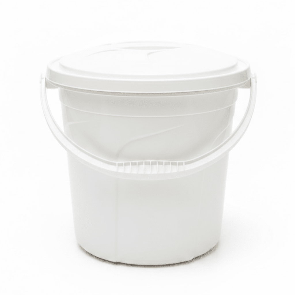 Polytime Plastic Bucket with Lid – 20 Litre - Beige / Grey / White - Al Kabayel Discount CentrePolytime Plastic Bucket with Lid – 20 Litre - Beige / Grey / WhiteBucketsPOLYTIMEAl Kabayel Discount Centre