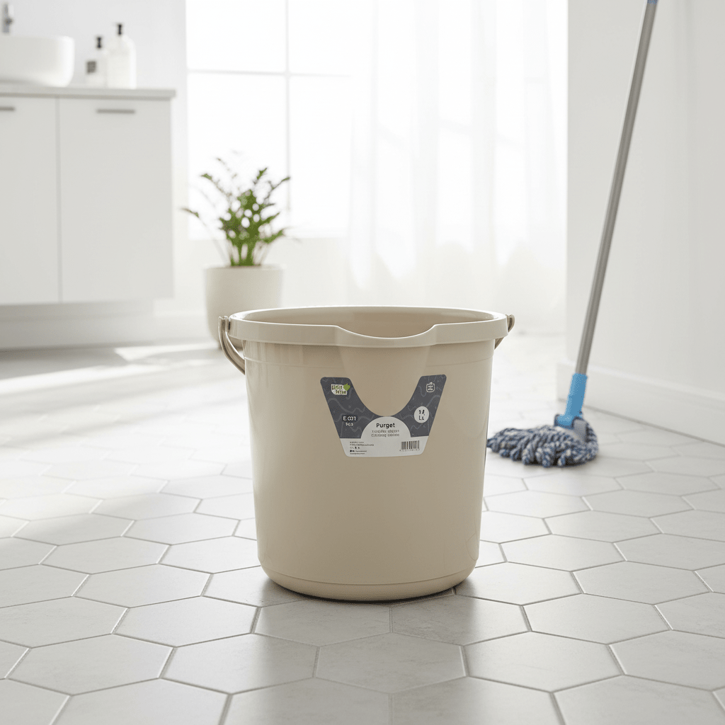 Polytime Purgat Plastic Cleaning Bucket - 14 Litre - Off White/ Beige / White - Al Kabayel Discount CentrePolytime Purgat Plastic Cleaning Bucket - 14 Litre - Off White/ Beige / WhiteBucketsPOLYTIMEAl Kabayel Discount Centre