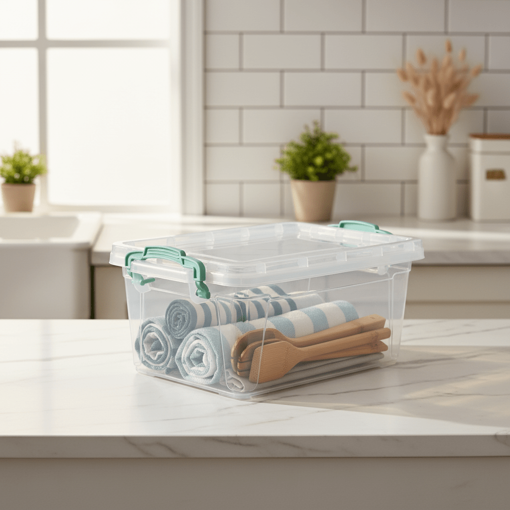 Polytime Rectangular Clear Storage Box with Lid – 5 Ltr | 310 × 205 × 137 mm - Al Kabayel Discount CentrePolytime Rectangular Clear Storage Box with Lid – 5 Ltr | 310 × 205 × 137 mmOrganizers & AccessoriesPOLYTIMEAl Kabayel Discount Centre
