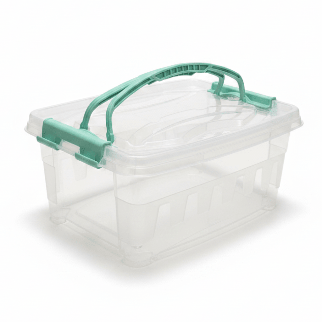Polytime Rectangular Storage Box with Lid & Handle – 5 Ltr | 300×220×125 mm | Transparent - Al Kabayel Discount CentrePolytime Rectangular Storage Box with Lid & Handle – 5 Ltr | 300×220×125 mm | TransparentOrganizers & AccessoriesPOLYTIMEAl Kabayel Discount Centre