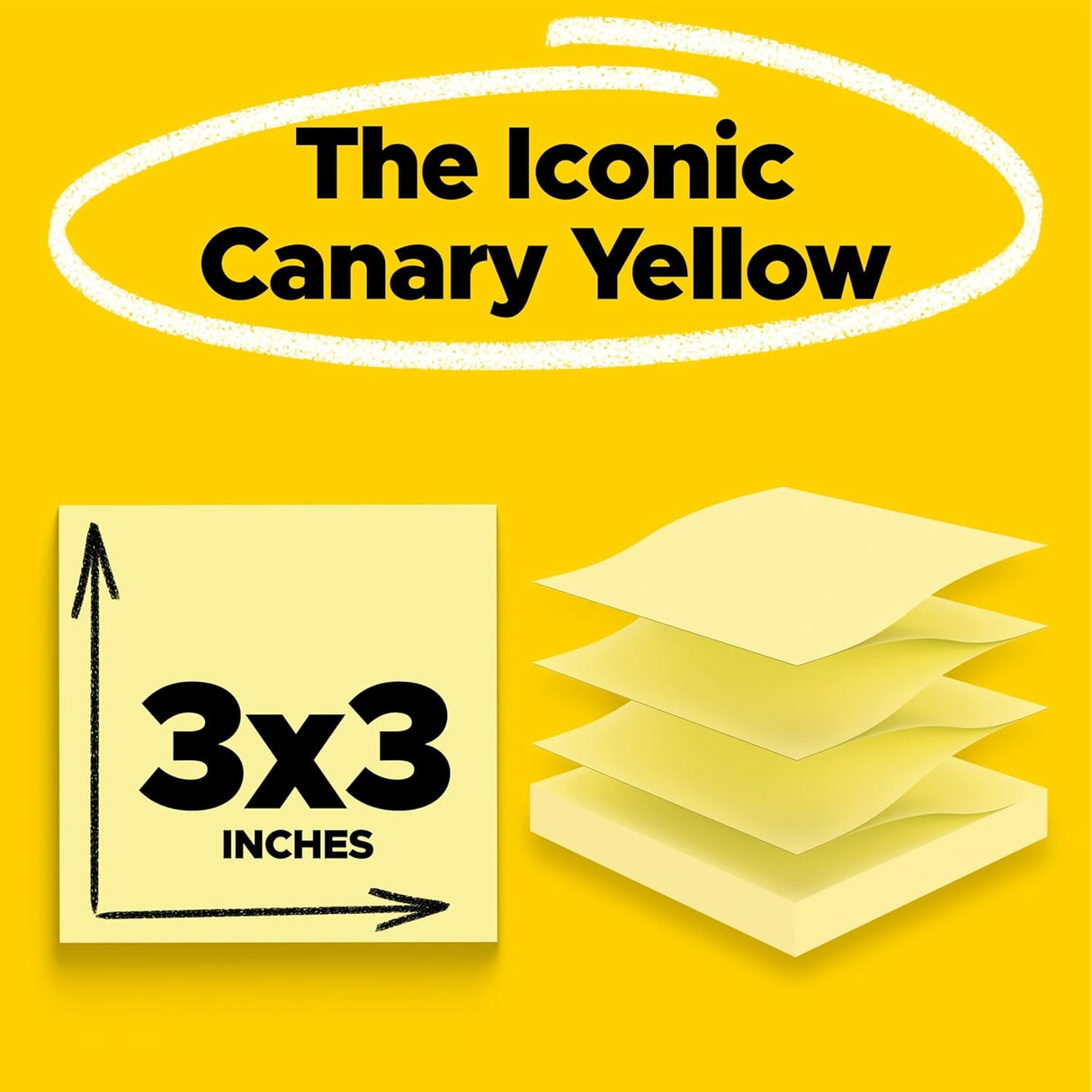 Post - it Pop - up Notes, 3 in x 3 in, 1 Pad, America's 1 Favorite Sticky Notes, Canary Yellow, Clean Removal, Recyclable (R330 - YW) - Al Kabayel Discount CentrePost - it Pop - up Notes, 3 in x 3 in, 1 Pad, America's 1 Favorite Sticky Notes, Canary Yellow, Clean Removal, Recyclable (R330 - YW)Notepads & Legal Pads3MAl Kabayel Discount Centre