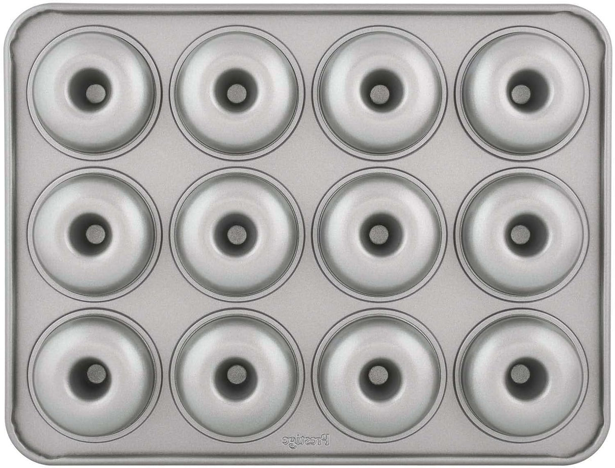 Prestige Carbon Steel 12 Cup Donut Pan, Premium Non - Stick Coating, Easy Release Cake and Pastries - 28616 - Al Kabayel Discount CentrePrestige Carbon Steel 12 Cup Donut Pan, Premium Non - Stick Coating, Easy Release Cake and Pastries - 28616Frying Pans & SkilletsPRESTIGEAl Kabayel Discount Centre