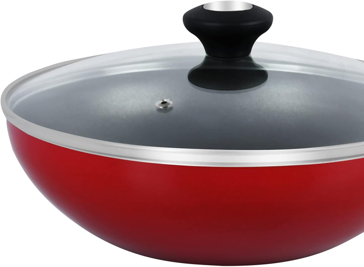 Prestige Red 26 cm Classique Covered Wok, PR20978 - Al Kabayel Discount CentrePrestige Red 26 cm Classique Covered Wok, PR20978Frying Pans & SkilletsPRESTIGEAl Kabayel Discount Centre