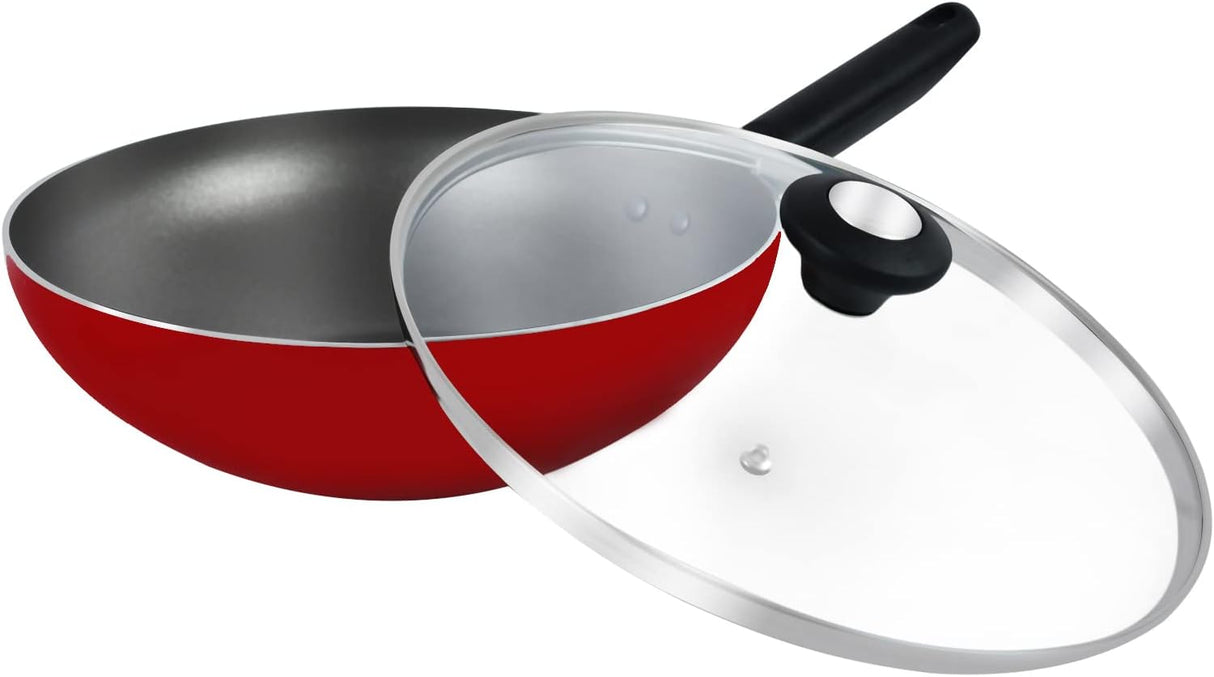 Prestige Red 26 cm Classique Covered Wok, PR20978 - Al Kabayel Discount CentrePrestige Red 26 cm Classique Covered Wok, PR20978Frying Pans & SkilletsPRESTIGEAl Kabayel Discount Centre