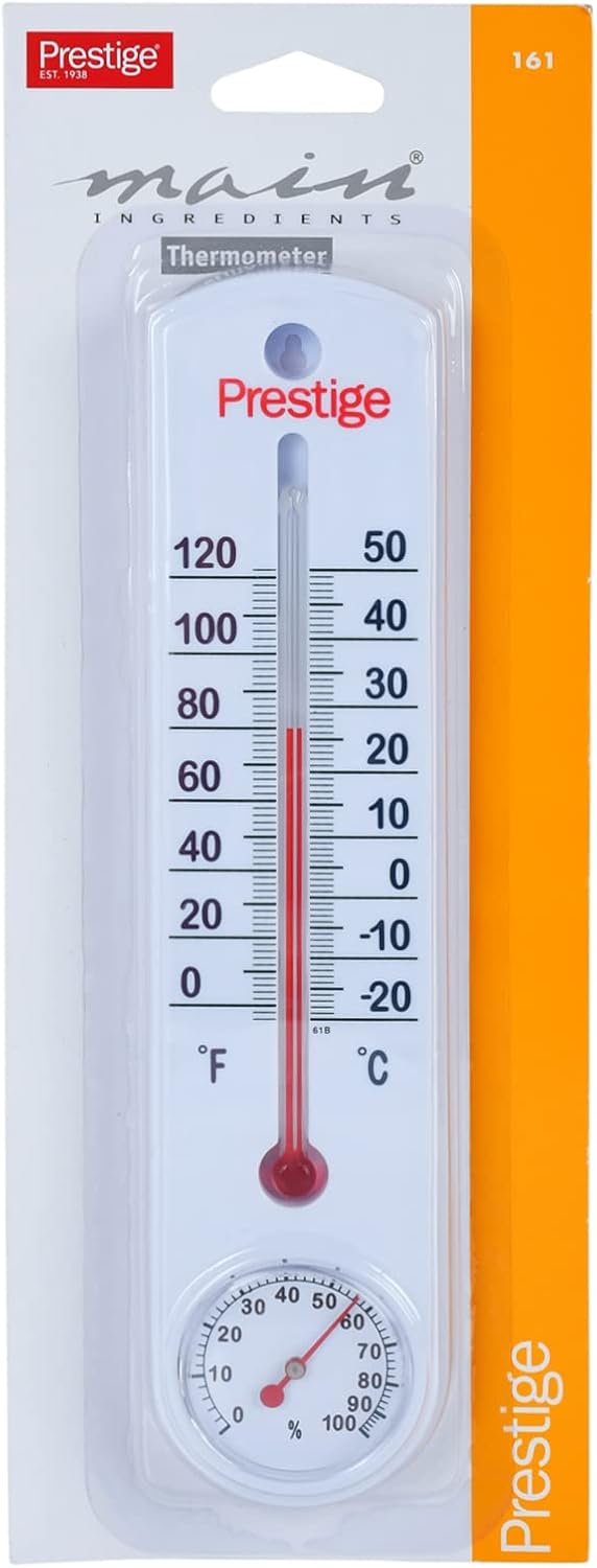 PRESTIGE Thermometer with Humidity Measuring, White - Al Kabayel Discount CentrePRESTIGE Thermometer with Humidity Measuring, WhiteCookware AccessoriesPRESTIGEAl Kabayel Discount Centre