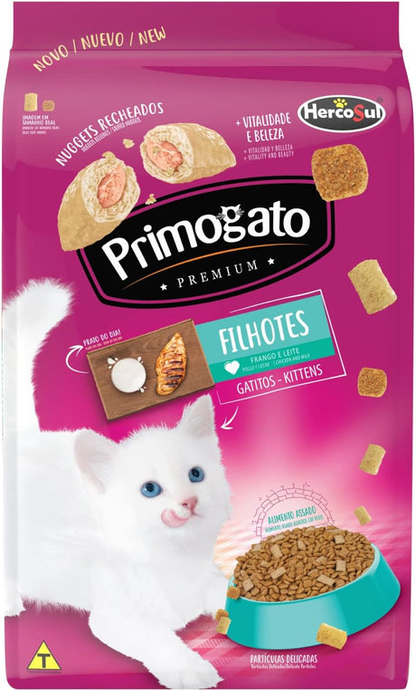 Primogato Premium Dry Kitten Food 1 Kg Chicken & Milk - Al Kabayel Discount CentrePrimogato Premium Dry Kitten Food 1 Kg Chicken & MilkPet SuppliesPRIMOGATOAl Kabayel Discount Centre