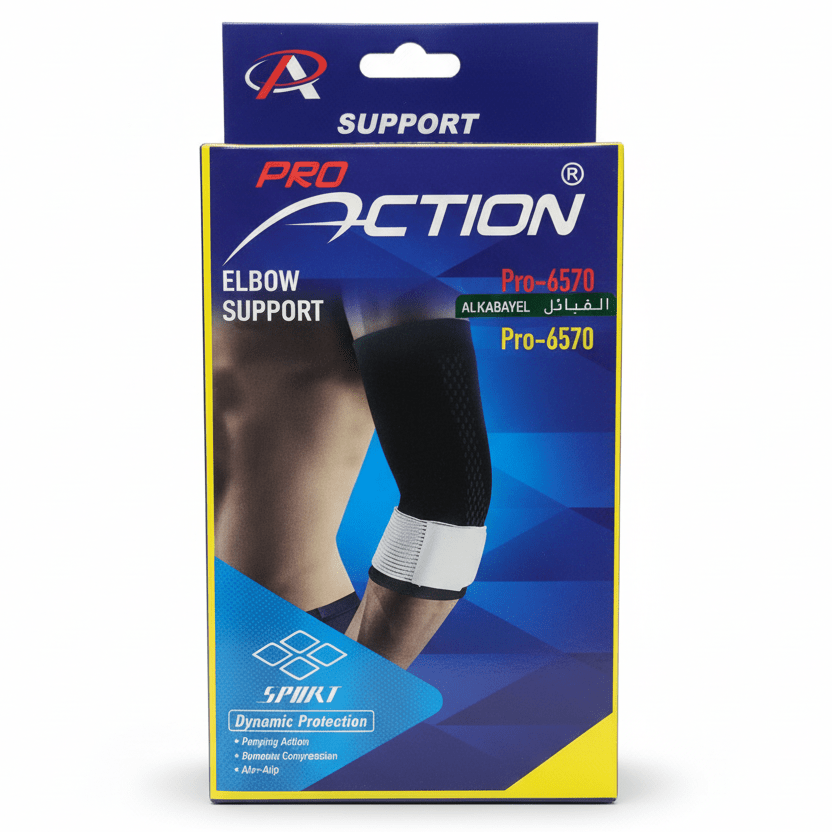 Pro Action Elbow Support | Dynamic Compression Sleeve | Pro - 6570 - Al Kabayel Discount CentrePro Action Elbow Support | Dynamic Compression Sleeve | Pro - 6570Sports & FitnessPRO ACTIONAl Kabayel Discount Centre