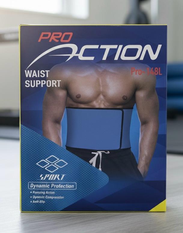 Pro Action Waist Support for Men, Pumping Action. Dynamic Compression Anti - Slip, Pro - 148L - Al Kabayel Discount CentrePro Action Waist Support for Men, Pumping Action. Dynamic Compression Anti - Slip, Pro - 148LSports, Fitness & OutdoorsPRO ACTIONAl Kabayel Discount Centre