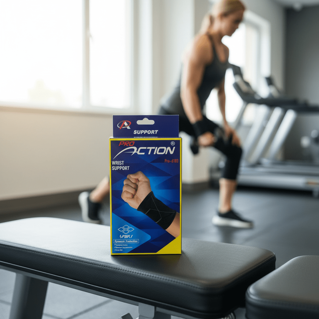 Pro Action Wrist Support – Dynamic Compression Sport Brace | Black (Pro - 6183) - Al Kabayel Discount CentrePro Action Wrist Support – Dynamic Compression Sport Brace | Black (Pro - 6183)Sports & FitnessPRO ACTIONAl Kabayel Discount Centre