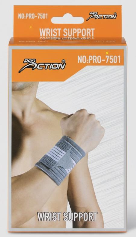 Pro Action Wrist Support, Multipurpose Elastic Bandage to Support Palm, 70% Nylon - 30% Spandex, Pro - 7501 - Al Kabayel Discount CentrePro Action Wrist Support, Multipurpose Elastic Bandage to Support Palm, 70% Nylon - 30% Spandex, Pro - 7501Sports, Fitness & OutdoorsPRO ACTIONAl Kabayel Discount Centre