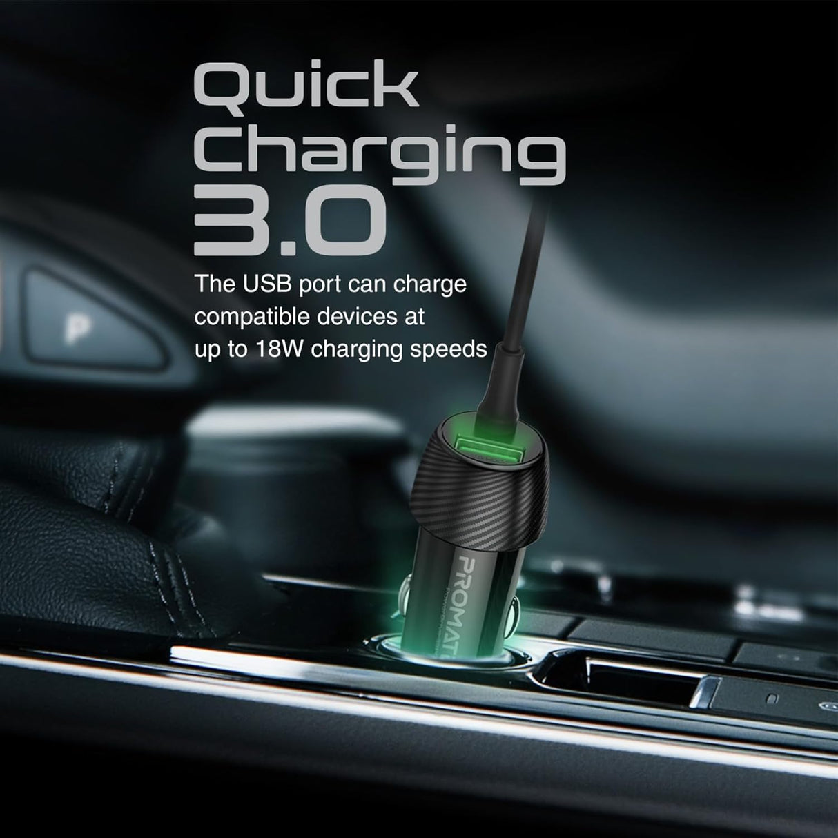 Promate Car Charger with Cable, Universal 33W Power Delivery DC Charger with Built - In 2 - in - 1 Splitter USB - C, Lightning Charging Coiled Cable and QC 3.0 USB Port for iPhone 17, Andriod PowerDrive - 33DCI - Al Kabayel Discount CentrePromate Car Charger with Cable, Universal 33W Power Delivery DC Charger with Built - In 2 - in - 1 Splitter USB - C, Lightning Charging Coiled Cable and QC 3.0 USB Port for iPhone 17, Andriod PowerDrive - 33DCICords & AdaptersPROMATEAl Kabayel Discount Centre