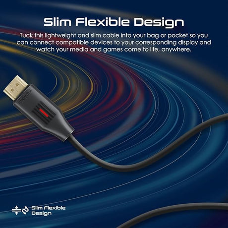 PROMATE HDMI 2.0 Cable, 4K@60Hz HDMI to HDMI Slim 5meter Cable, ProLink4K60 - 500 - Al Kabayel Discount CentrePROMATE HDMI 2.0 Cable, 4K@60Hz HDMI to HDMI Slim 5meter Cable, ProLink4K60 - 500Cords & AdaptersPROMATEAl Kabayel Discount Centre