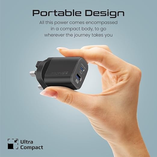 PROMATE iPhone 15 Dual Port AC Charger with USB - C to Lightning Cable, 25W Power Delivery Port, 480 Mbps Data Sync, 1.2meter Length - Al Kabayel Discount CentrePROMATE iPhone 15 Dual Port AC Charger with USB - C to Lightning Cable, 25W Power Delivery Port, 480 Mbps Data Sync, 1.2meter LengthCords & AdaptersPROMATEAl Kabayel Discount Centre