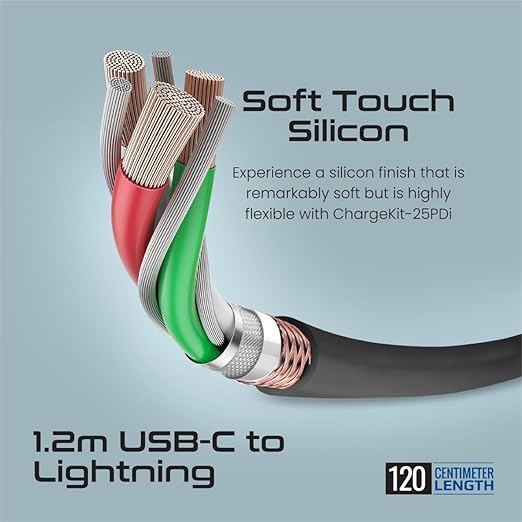 PROMATE iPhone 15 Dual Port AC Charger with USB - C to Lightning Cable, 25W Power Delivery Port, 480 Mbps Data Sync, 1.2meter Length - Al Kabayel Discount CentrePROMATE iPhone 15 Dual Port AC Charger with USB - C to Lightning Cable, 25W Power Delivery Port, 480 Mbps Data Sync, 1.2meter LengthCords & AdaptersPROMATEAl Kabayel Discount Centre